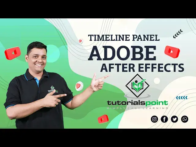 'Video thumbnail for Timeline Panel | Adobe After Effects | Tutorials Point'