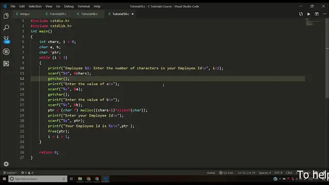 'Video thumbnail for Coding Rock, Paper, Scissors In C Exercise 9_ C Tutorial In Hindi #51'