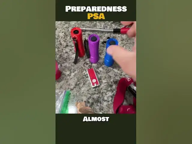 'Video thumbnail for Preparedness PSA - Flashlights'