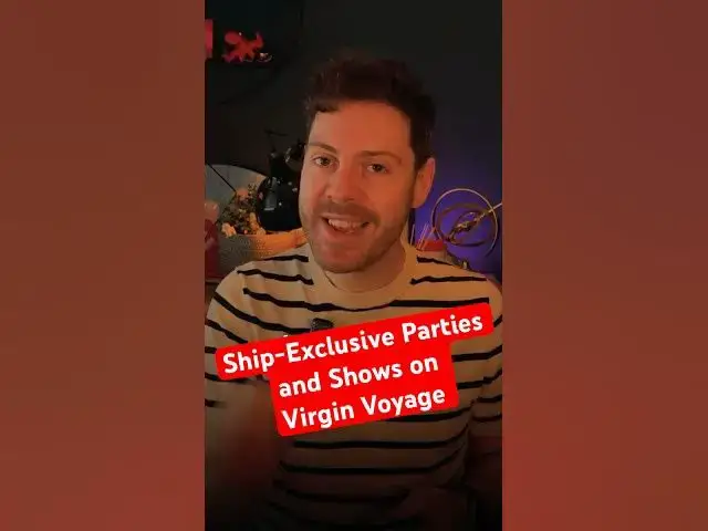 'Video thumbnail for Discover Unique Entertainment Across Virgin Voyages' Fleet'