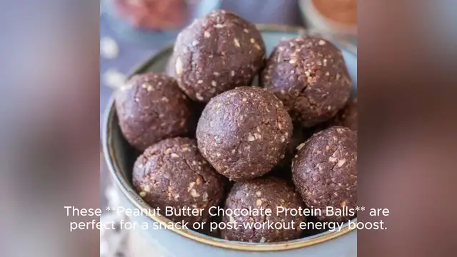 'Video thumbnail for healthy protein balls recipe'