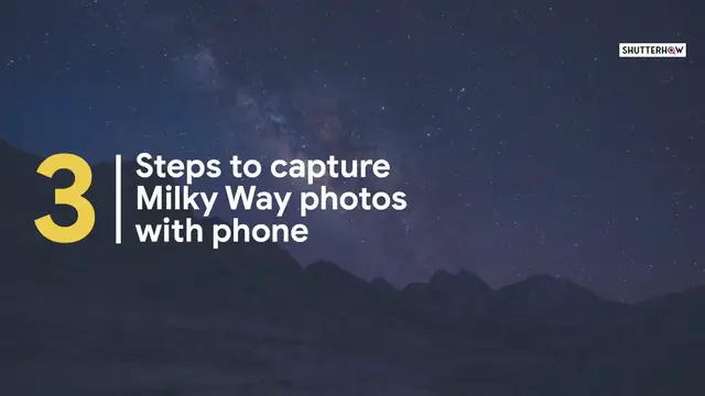 'Video thumbnail for how to take milky way photos with phone'