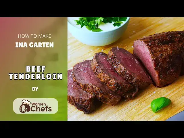 'Video thumbnail for The perfect special occasion filet of beef - Ina Garten beef tenderloin recipe by WomenChefs'