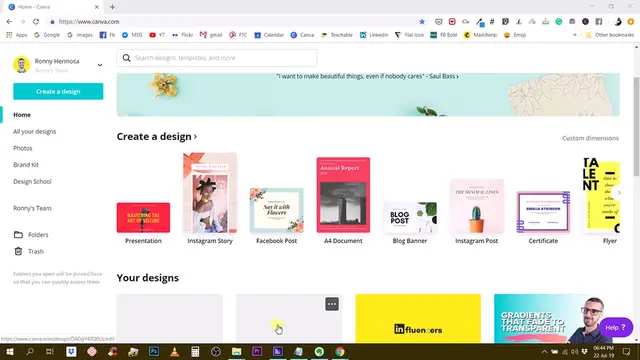 'Video thumbnail for Canva_ Insert a Gradient into Text'