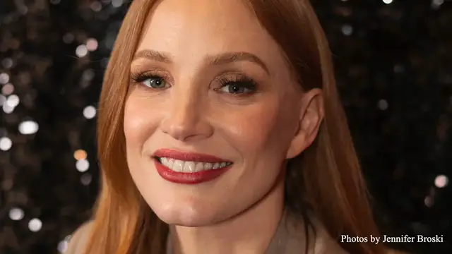 'Video thumbnail for Video: 'Theatre Saved Me' Says Tony Nominee Jessica Chastain'