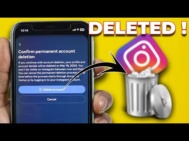 'Video thumbnail for How to Permanently Delete Your Instagram Account'