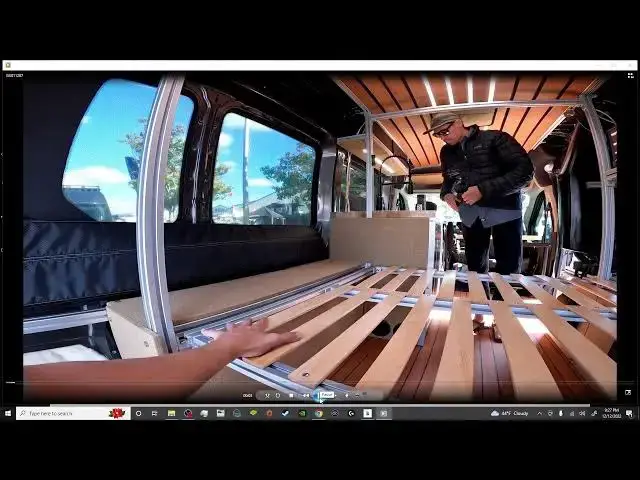'Video thumbnail for Building A Murphy Bed System In A Camper Van | Simple Hinge Design'