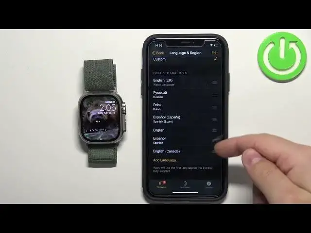 'Video thumbnail for How to Change Language on Apple Watch ULTRA - Set Spanish or Arabic on Apple Watch Ultra'