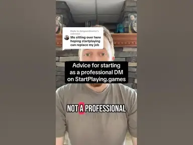 'Video thumbnail for Becoming a full-time professional DM is hard, but..'