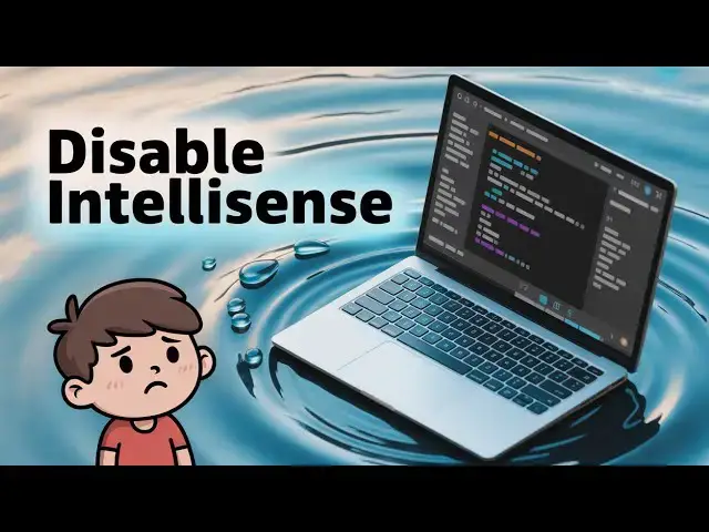 'Video thumbnail for How to Disable All Intellisense,Autocomplete & Suggestions While Coding in VSCode IDE'