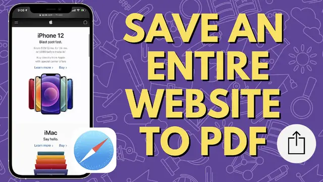 'Video thumbnail for Save An Entire Website To PDF Using Your iPhone'