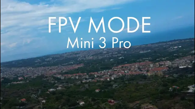 'Video thumbnail for Dji Mini 3 Pro FPV Footage Mode'