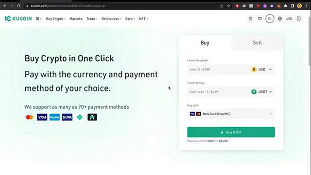 'Video thumbnail for How to DEPOSIT MONEY in KUCOIN with DEBIT CARD 💳 (Step by Step)'