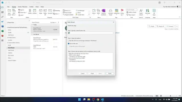 'Video thumbnail for How to Create Rules in Outlook for Email Management'