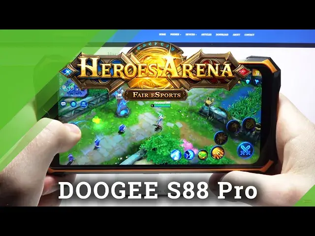 'Video thumbnail for Test Game Heroes Arena on Doogee S88 Pro | MediaTek Helio P70 | 6 GB RAM | Gameplay - FPS Check'