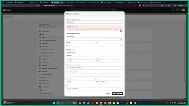 'Video thumbnail for Shopify Plan Purchase problem (Debit Card Declined)'