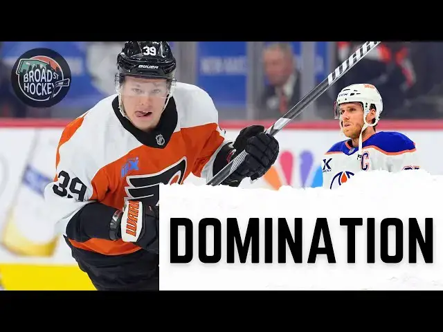 'Video thumbnail for Breaking Down Matvei Michkov DOMINATING the Oilers | Broad Street Hockey'