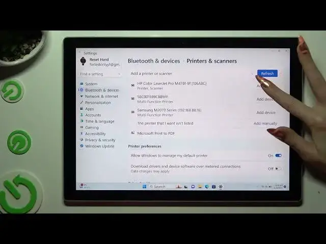 'Video thumbnail for How to Connect Printer on MICROSOFT Surface Pro 7+?'