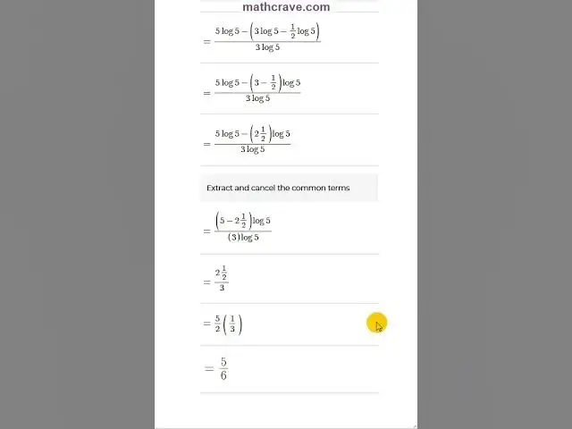 'Video thumbnail for Solve Equations Involving Logarithms - Step-By-Step Solution With MATHFLICK MATH SOLVER'
