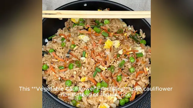 'Video thumbnail for healthy fried rice recipe'