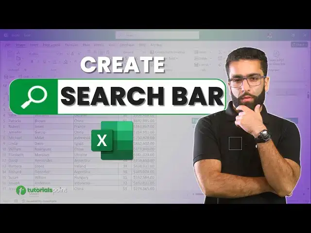 'Video thumbnail for How to create a Search Bar in Excel'