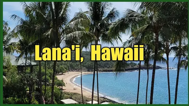 'Video thumbnail for Lanai Hawaii Things To Do Beach and Sunrise Hike , Puupehe Hulupoe Travel Guide vlog ( Maui )'