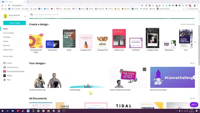 'Video thumbnail for How to Create Gradient Lines & Frames with Canva'