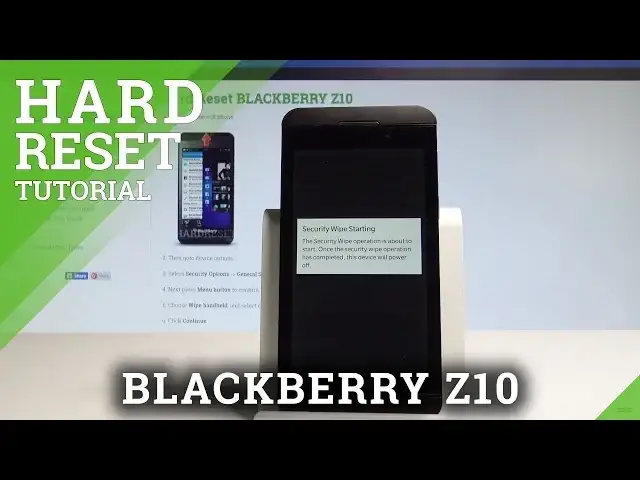 'Video thumbnail for How to Factory Reset BLACKBERRY Z10 - Wipe Data / Master Reset |HardReset.Info'