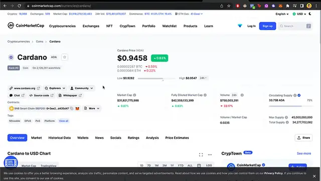 'Video thumbnail for How to Add ADA to Metamask Wallet (Step by Step)  Cardano Metamask'