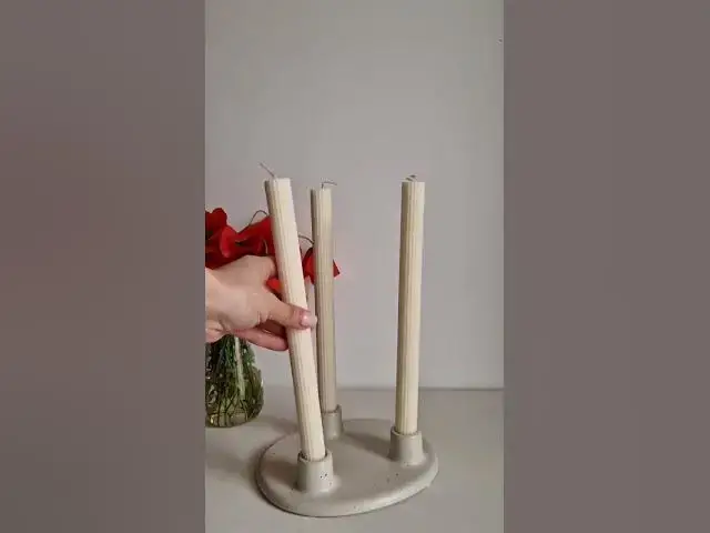 'Video thumbnail for Pillar candles are a fantastic choice for table decor 馃暞Produs in Romania 馃嚪馃嚧 #weecandles'