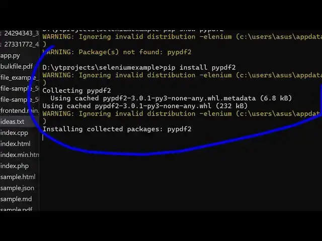 'Video thumbnail for How to Fix pip Package not found Error in Python in VSCode IDE'