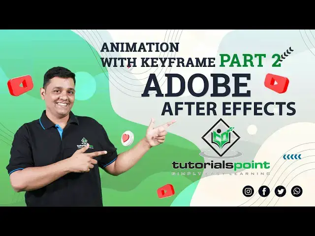 'Video thumbnail for Animation with Keyframe Part 2| Adobe After Effects | Tutorials Point'