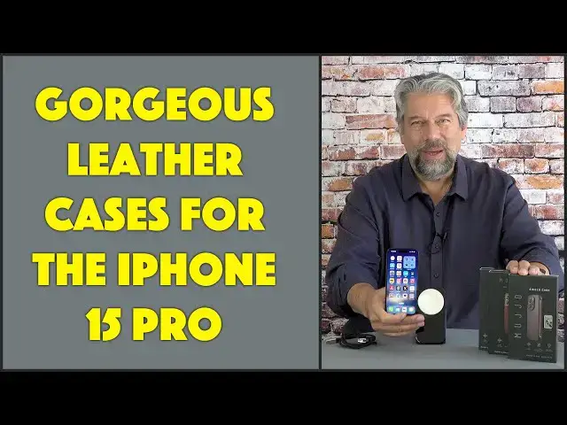 'Video thumbnail for MUJJO iPhone 15 Pro Leather Cases -- REVIEW'
