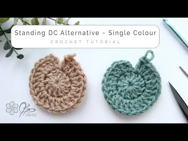 'Video thumbnail for Standing Double Crochet Alternative - One Colour Version'