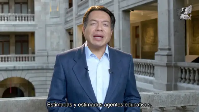 'Video thumbnail for Mensaje de Mario Delgado: quinta sesión del Consejo Técnico Escolar'