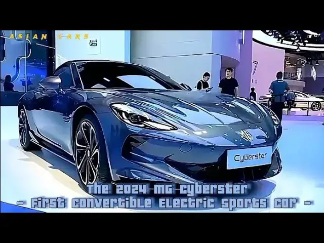 'Video thumbnail for 2024 MG Cyberster The First Convertible Electric Sports Car .'