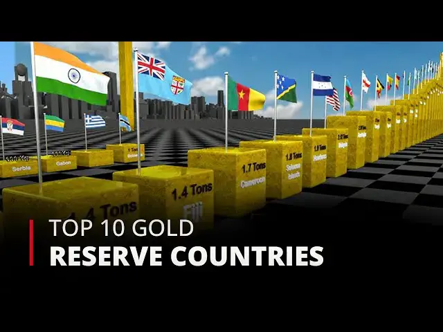 'Video thumbnail for Top 10 Gold Reserve Countries Guardians of Global Wealth | 12am News'