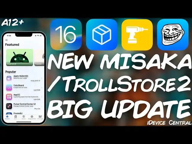 'Video thumbnail for iOS 16.0 - 16.6 Misaka / TrollStore 2: Major Updates RELEASED! With Support For More DEVICES!'