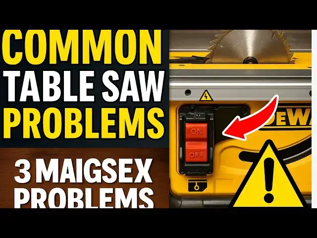 'Video thumbnail for Common Dewalt Table Saw Problems and How to Fix Them'