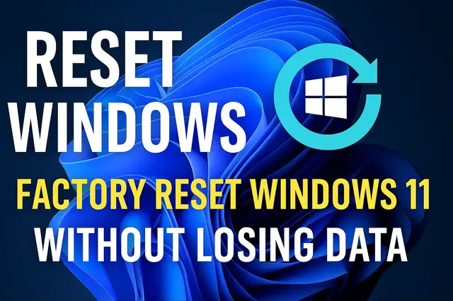 'Video thumbnail for How to reset windows 11 settings to default without losing data'
