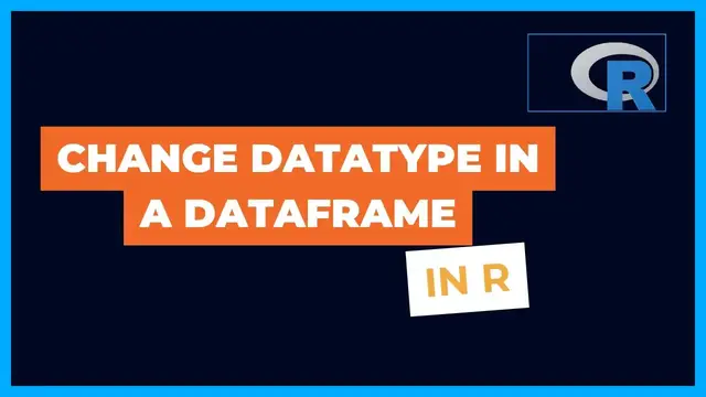 'Video thumbnail for Change Datatype of Variables in Dataframe'