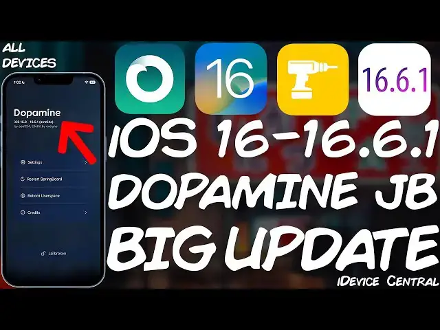 'Video thumbnail for iOS 15 - 16.5 / 16.6.1 A8 - A16 JAILBREAK NEWS: New Dopamine Jailbreak RELEASED With Important Fixes'