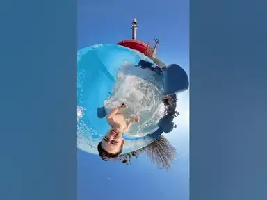 'Video thumbnail for Maximare Hamm Wildwasser Rutsche TinyPlanet #waterslide'