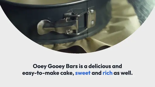 'Video thumbnail for Ooey Gooey Bars'