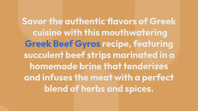 'Video thumbnail for Homemade Beef Gyros Recipe'