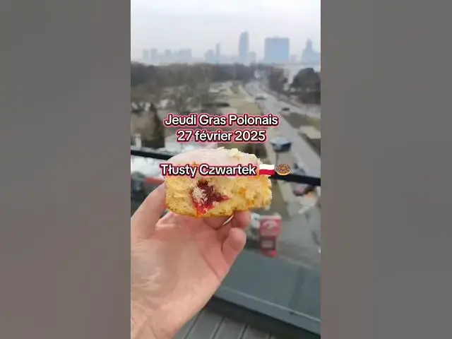 'Video thumbnail for 🍩 Pourquoi Tout le Monde en Pologne Mange des Pączki Aujourd’hui ? C’est Jeudi Gras ! 🇵🇱✨'