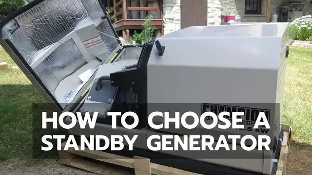 'Video thumbnail for HOME STANDBY GENERATORS: How They Work & How to Choose One'