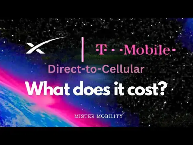 'Video thumbnail for T-Mobile Starlink Cell Phone Plans - Direct-To-Cellular Monthly Bills'