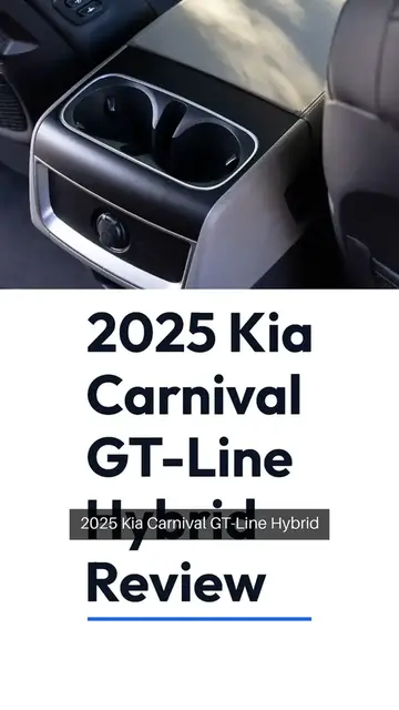 'Video thumbnail for 2025 Kia Carnival GT-Line Hybrid review'