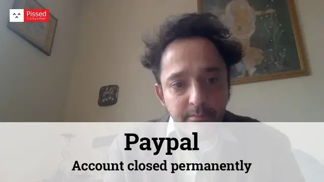 'Video thumbnail for Paypal Reviews - Account closed permanently all of sudden today'